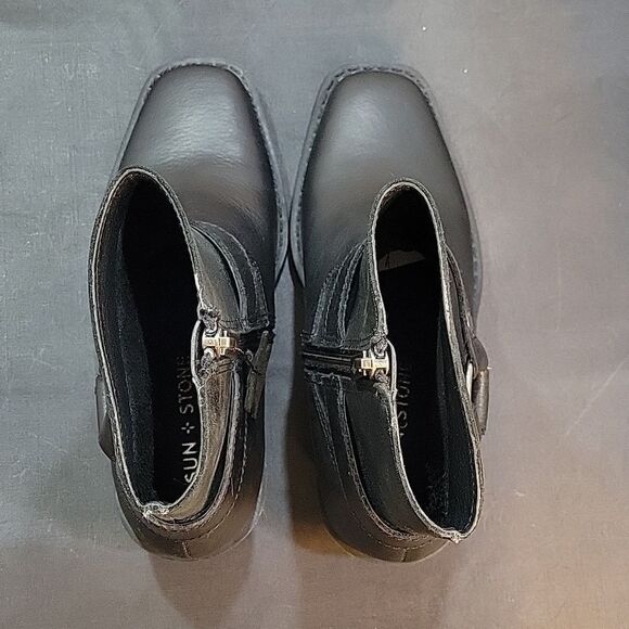 BRAND NEW SUN STONE BROWN RING HARDWARE NON-SLIP BREATHABLE SQUARE TOE - Picture 7 of 16